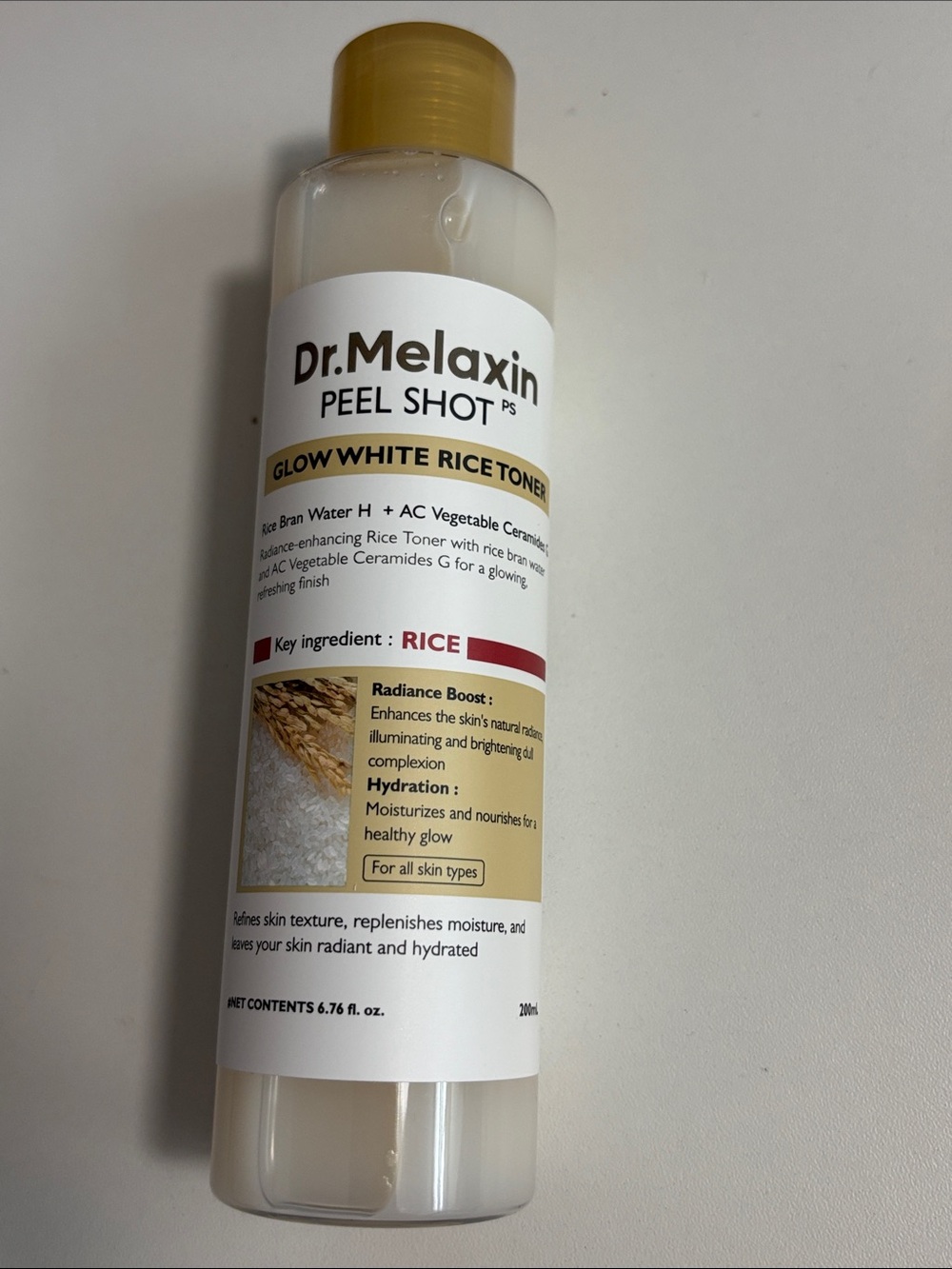Dr. Melaxin Peel Shot Glow White Rice Toner